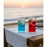 Good Morning Isıya Dayanıklı Borosilikat Cam Bardak Seti - Meşrubat Bardağı 380 ml - 2 Adet