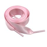 Good.news Düz Saten Ayakkabı Bağcığı Kurdele Ayakkabı Dantel 2 cm Geniş, gül, L