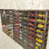 Good Sign Pleksi Kapaklı 1/64 Ölçek 100 Araç Hotwheels Matchbox Uyumlu Model Oyuncak Araba Rafı,vitrini - Kahverengi