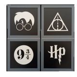 Good Time Dörtlü Set Siyah Harry Potter Dekoratif Tablo