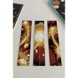 Good To Glow Uzay Kabartmalı Kitap Ayracı 3'lü Set - Galaksi ve Kozmik Tema Bilim Kurgu Astronomi Astroloji