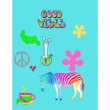 Good Vibes Adult Coloring Book