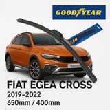 Good Year 2’li Set Muz Tipi Silecek Takımı Fiat Egea Cross 2019-2022 Ön Cam Sileceği 650MM-400MM