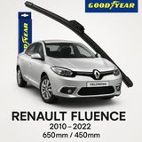 Good Year 2’li Set Muz Tipi Silecek Takımı Renault Fluence 2010-2022 Ön Cam Sileceği 600MM-400MM