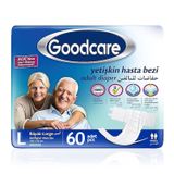 Goodcare Belbantlı Tekstil Yüzey Hasta Bezi L-Large Beden 60 Adet