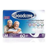 Goodcare Belbantlı Tekstil Yüzey Hasta Bezi, M Beden, 80-130 cm, 60 Adet