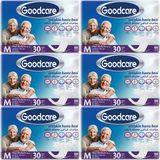 Goodcare Hasta Bezi Yetişkin Bel Bantlı Tekstil Yüzey, M Medium Orta, 180 Adet (6 Paket)