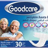 Goodcare Yetişkin Bel Bantlı Tekstil Yüzey Large 30 Adet Hasta Bezi