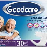 Goodcare Yetişkin Bel Bantlı Tekstil Yüzey Medium 30 Adet Hasta Bezi