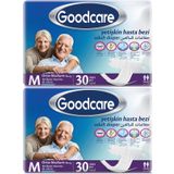 Goodcare Yetişkin Bel Bantlı Tekstil Yüzey Medium 30x2 Adet Hasta Bezi