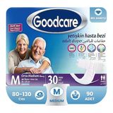 Goodcare Yetişkin Bel Bantlı Tekstil Yüzey Medium 90 Adet Hasta Bezi