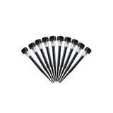 Goodhaustore 10Lu 28 Cm Siyah Solar Saplama Güneş Enerjili Bahçe Işıklandırması Solar Aydınlatma