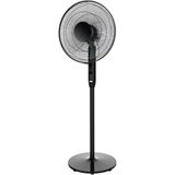Goodhome 40 Cm Siyah Ayaklı Vantilatör, 3 Hız Kademeli, Uzaktan Kumandalı, 7 Saat Zamanlayıcı Ve Salınımlı
