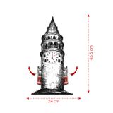 goodtime Galata Kulesi Dekoratif Sarkaçlı Duvar Saati