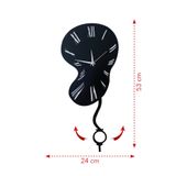 Goodtime Salvador Dali Eriyen Zaman Sallanır Sarkaçlı Duvar Saati