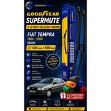 Goodyear Fiat Tempra Supermute 2'li Muz Silecek Takımı 1986-2000 Sedan (500MM+500MM)-6'LI Mikro Fiber Bez Hediye