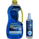 Goodyear Goodyear Araç Cam Bakım Seti (Kışlık Cam Suyu 1.8L + Buğu Önleyici)