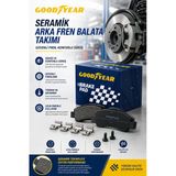 Goodyear Nıssan Primera 2002 Ve Sonrası Uyumlu Seramik Arka Fren Balata Takımı