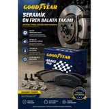 Goodyear Renault Megane 2007 Ve Sonrası Uyumlu Seramik Ön Fren Balata Takımı