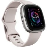 Google Fitbit Sense 2 Akıllı Saat Kadın Erkek Dahili Gps ve Telefon Fonksiyonlu Fitness Saati - 41 - 45 mm - Bej - Renk - Beden