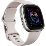Google Fitbit Sense 2 Akıllı Saat Kadın Erkek Dahili Gps ve Telefon Fonksiyonlu Fitness Saati - 41 - 45 mm - Bej - Renk - Beden