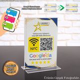 Google Işletme Yorum Kartı - Standlı - Nfc ve Karekod Özellikli - GOOGLE KART