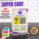 Google Işletme Yorum Kartı - Standlı - Nfc ve Karekod Özellikli - SUPER CART