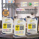 Google Işletme Yorum Kartı - Standlı - Nfc ve Karekod Özellikli - ÜÇLÜ VE GÜÇLÜ KART