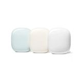 Google Nest Wifi Pro - 6e - Yüksek Hız ve Tüm Evi Kapsama Alanına Sahip Güvenilir Wi-Fi Sistemi - Mesh Wi-Fi Yönlendirici - 3 Paket - Kar, Keten, Sis