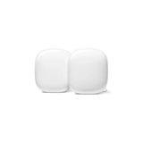 Google Nest Wifi Pro - Wi-Fi 6e - Yüksek Hız ve Tüm Evi Kapsama Özelliğine Sahip Güvenilir Ev Wi-Fi Sistemi - Mesh Yönlendirici - 2 Paket - Kar