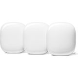 Google Nest Wifi Pro - Wi-Fi 6e - Yüksek Hız ve Tüm Evi Kapsama Özelliğine Sahip Güvenilir Ev Wi-Fi Sistemi - Mesh Yönlendirici - Perakende Olmayan Paketleme - 3 Paket - S...