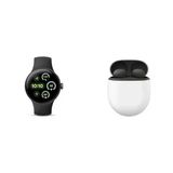 Google Paketi - Pixel Watch 3 (Mat Siyah Alüminyum Kasa - Obsidyen Bant - 41 mm LTE) ve Pixel Buds Pro 2 Kulaklıklar (Hazel)
