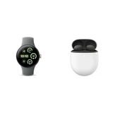 Google Paketi - Pixel Watch 3 (Şampanya Altını Alüminyum Kasa - Hazel Bant - 41 mm LTE) ve Pixel Buds Pro 2 Kulaklıklar (Hazel)