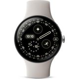 Google Pixel Watch 4 (45 Mm) - Kalp Atış Hızı ve Uyku Takibi Özelliğine Sahip Android Akıllı Saat - 40 Saat Pil - Fitness Takibi - Google Aı - Parlak Gümüş... - 36 mm - Beyaz