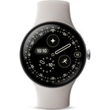 Google Pixel Watch 4 (45 mm) - Kalp Atış Hızı ve Uyku Takibi Özelliğine Sahip Android Akıllı Saat - 40 Saat Pil - Fitness Takibi - Google AI - Parlak Gümüş...