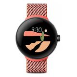 Google Pixel Watch LTE Akıllı Saat, Hücresel veya WiFi Verileriyle Uyumlu, GPS, BT ve Nabız Monitörü 41 mm, Toplu Paketleme (Mercan Dokuma)