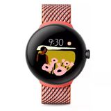 Google Pixel Watch LTE Akıllı Saat, Hücresel veya WiFi Verileriyle Uyumlu, GPS, BT ve Nabız Monitörü 41 mm, Toplu Paketleme (Mercan)