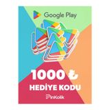Google Play Hediye Kodu Google Play 1000 TL Hediye Kartı
