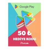 Google Play Hediye Kodu Google Play 50 TL Hediye Kartı