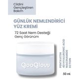GOOGLOW 50 ml Su Bazlı Nemlendirici Krem Niacinamide ve Ectoin ile Tüm Cilt Tipleri için Yaşlanma Karşıtı Etki