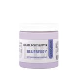 GOOGLOW Blueberry Body Butter, Yaban Mersini Aromalı Nemlendirici Vücut Kremi, Shea & Mango Butter, Jojoba ve Hindistan Cevizi Yağı, 200 ml
