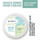 Googlow Quick Rinse - Kuru Saçlar Için Durulanan Saç Kremi