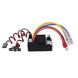 GoolRC AX-D60A 60A Su Geçirmez Fırçalı ESC Elektronik Hız Kontrolörü 1/10 RC Araba Arazi Kamyon RC Tekne 2S LiPo 6-8S NiMh Pil için