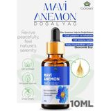 Goomy Mavi Anemon Yağı Distilasyon Doğal Bitkisel Uçucu Yağ Blue Anemone Oil 10ml - 10 ml