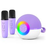 goopow Çocuklar Yetişkinler için Mini Karaoke Makinesi Hoparlörü, LED Işıklı Taşınabilir Bluetooth Mikrofon Şarkı Oyuncakları, 3 4 5 6 7 8+ Yaşındaki Kız Erkek Çocuklar için En İyi Noel Doğum Günü
