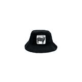 Goorin Bros. Baad Guy Koyun Figür Bucket Şapka, S, 105-0205 Baad Guy, Siyah, Unisex Yetişkin