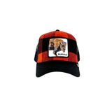 Goorin Bros. Buffalo Ekoseli Şapka Kırmızı, Tek Ebat, 5516387100936, Kırımızı, Unisex Yetişkin