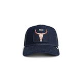 Goorin Bros . Denim Dead ( Buffalo Kafa İskeleti Figürlü ) 101-2589 Şapka