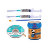 Goot Wick Lehim Sıvı Lehim Mchanc Solder Paste 42 Gr 138C Lehim Emme Temizleme Teli 3,5 mm 5/1 Arada