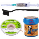 Goot Wick Solder Paste Krem Lehim Mechanic 138°C Noclean SN42BI58 42 Gr Lehim Toplama CP-1515 Emme Teli 1,5 mm